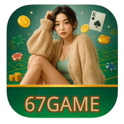 Imagem promocional da 67GAME mostrando a plataforma e suas vantagens